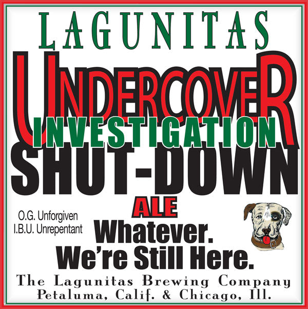 undercover shutdown ale lagunitas name