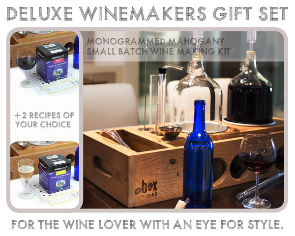 Deluxe Mahogany Winemaker's Gift Set