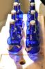 Box Brew Kit caddy with 8 cobalt blue flip-top bottles
