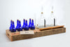 Double Barrel - 2 gallon beer making kit with 8 cobalt blue bottles
