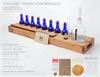 "The Long One" one gallon beer making kit with 8 cobalt blue bottles